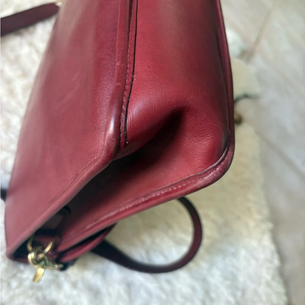 🍷Vintage Coach - Lexington briefcase in Burgundy - 5265 - USA made